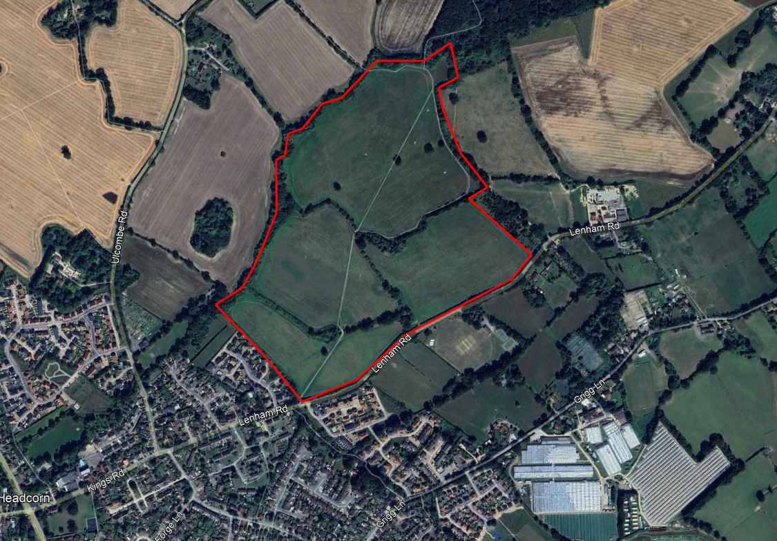 Aerial red line image